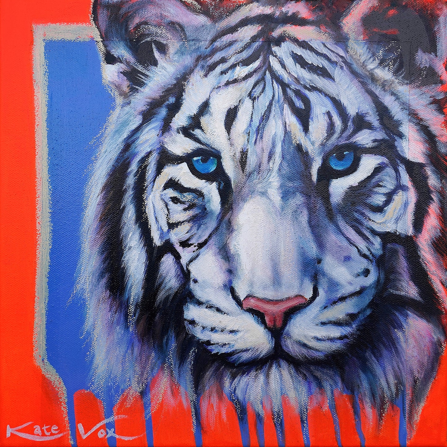 'Know Your Worth' (Big Cat Reality Box Series) Original Artwork
