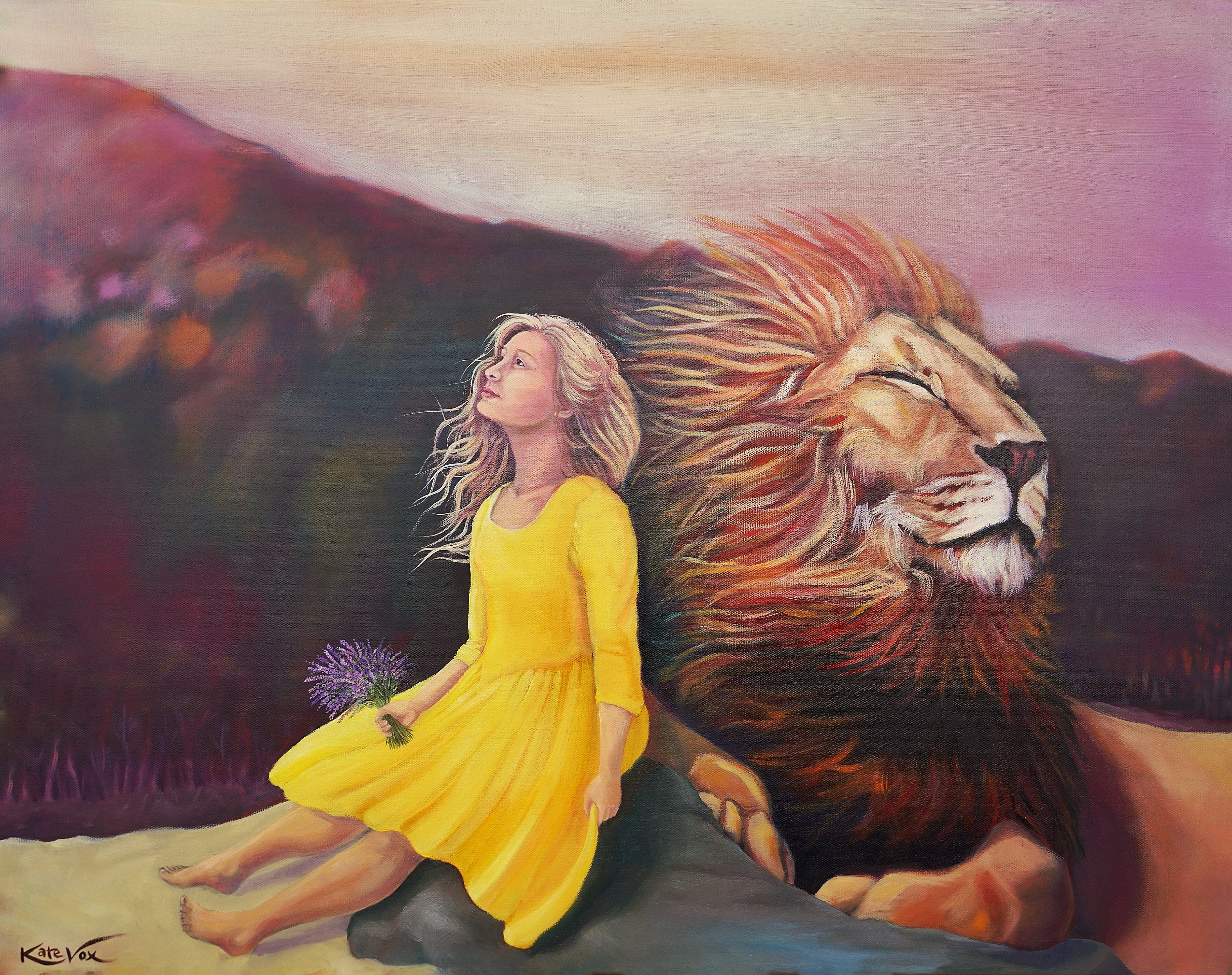 'Collecting Joy' Original Artwork – Kate Vox Art