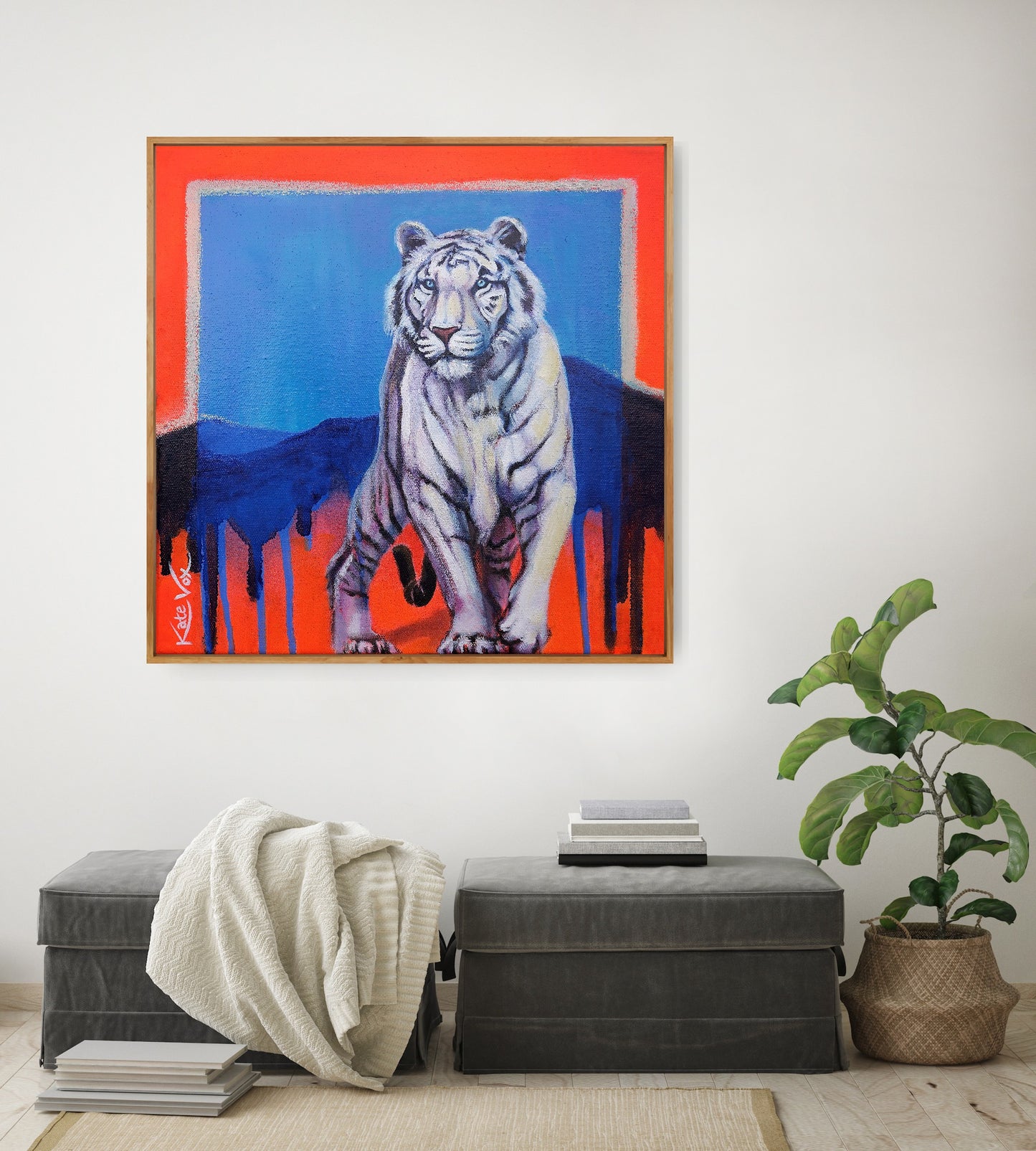 'When Dreams Become' (Big Cat Reality Box Series) Canvas Print