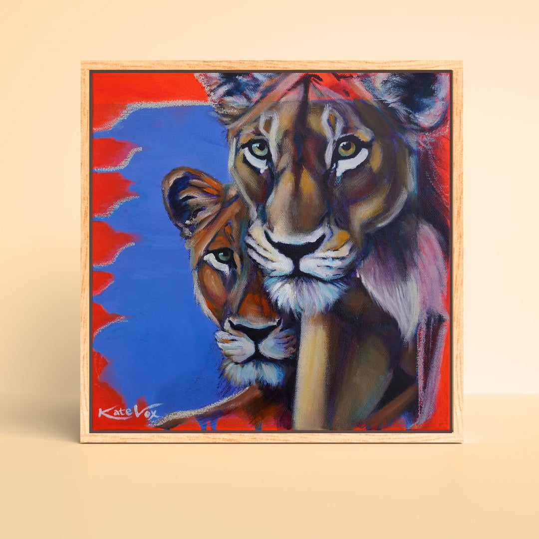 'Being Bold' (Big Cat Reality Box Series) Original Artwork