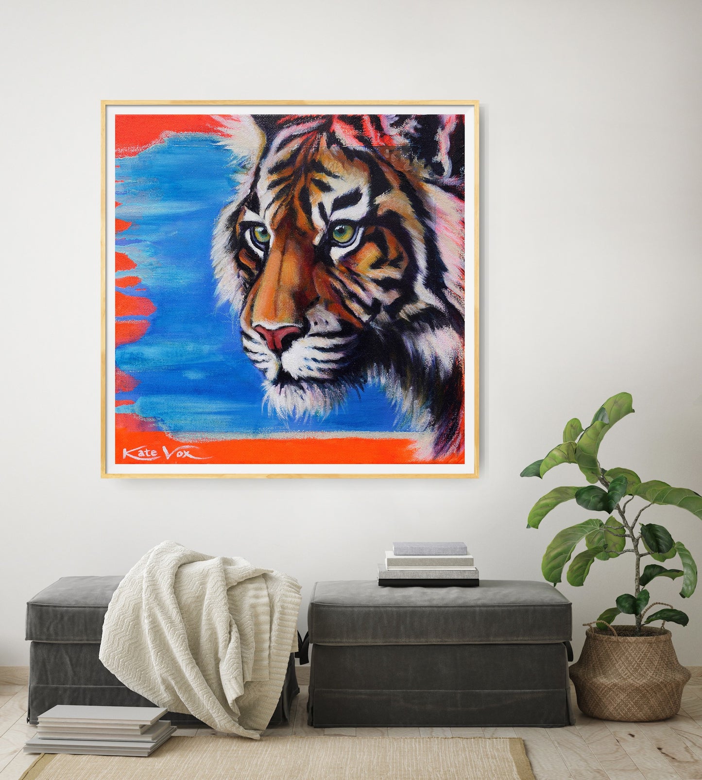 'Know What You Want' (Big Cat Reality Box Series) Fine Art Print
