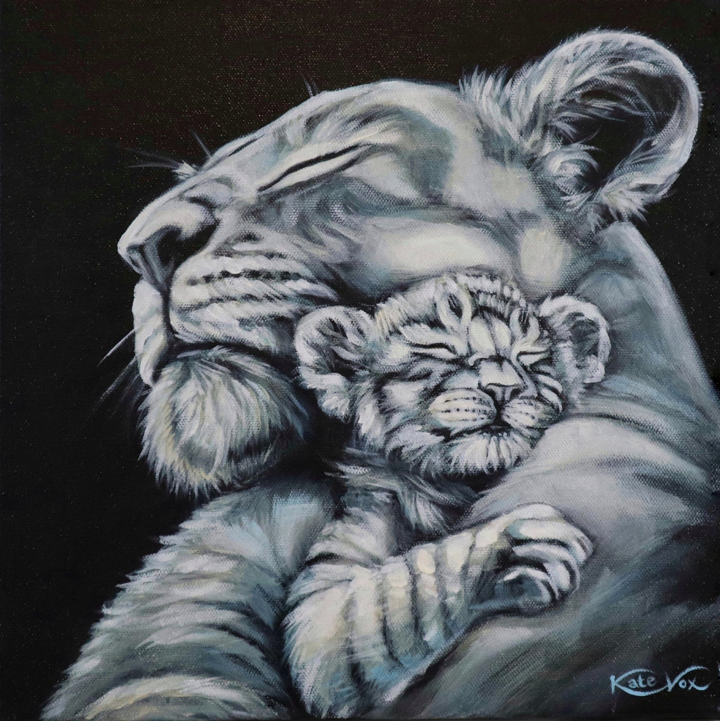 'Safe Space'(Lion Love Series)        Fine Art Print