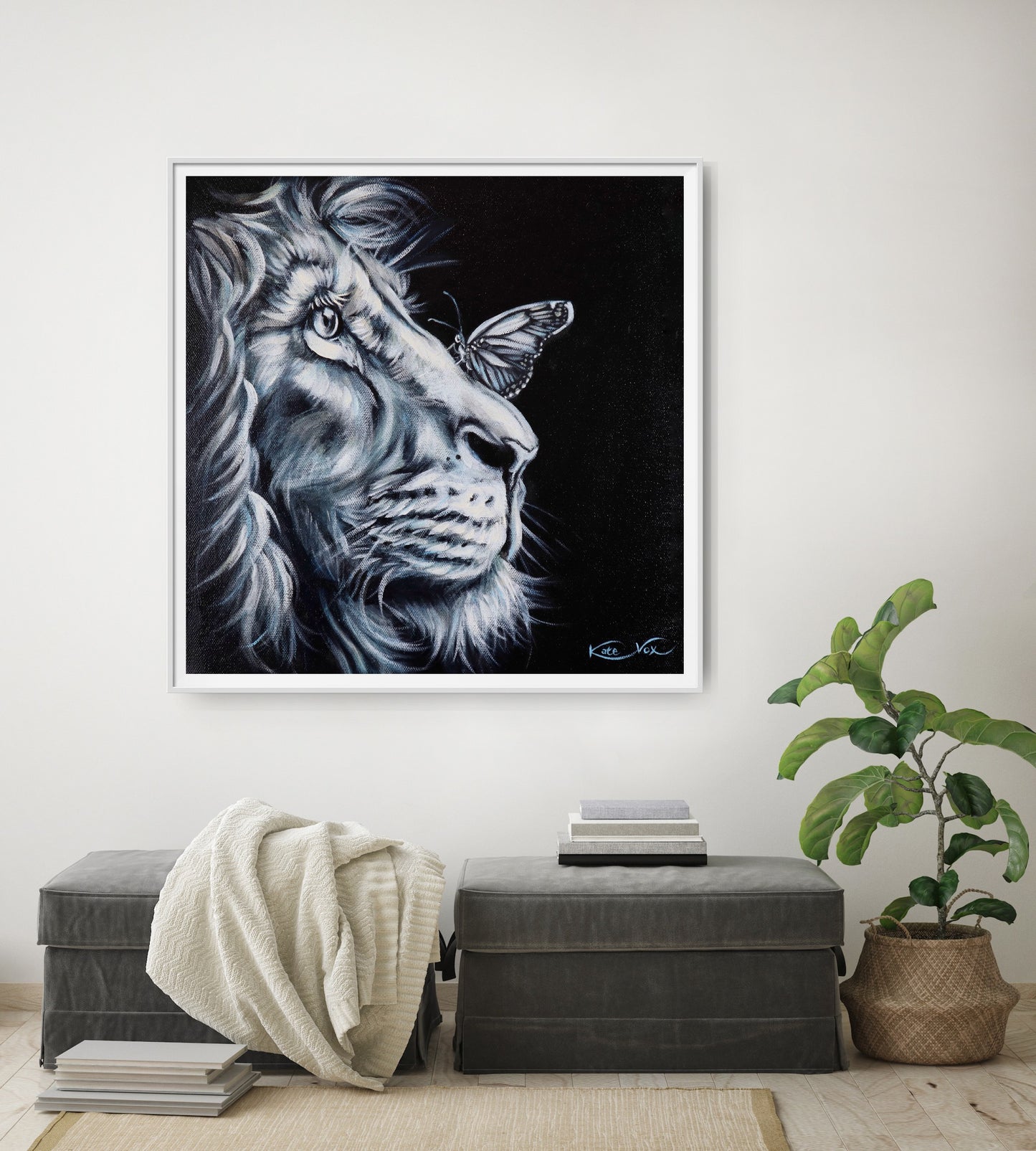 'We Are One' (Lion Love Series)    Fine Art Print