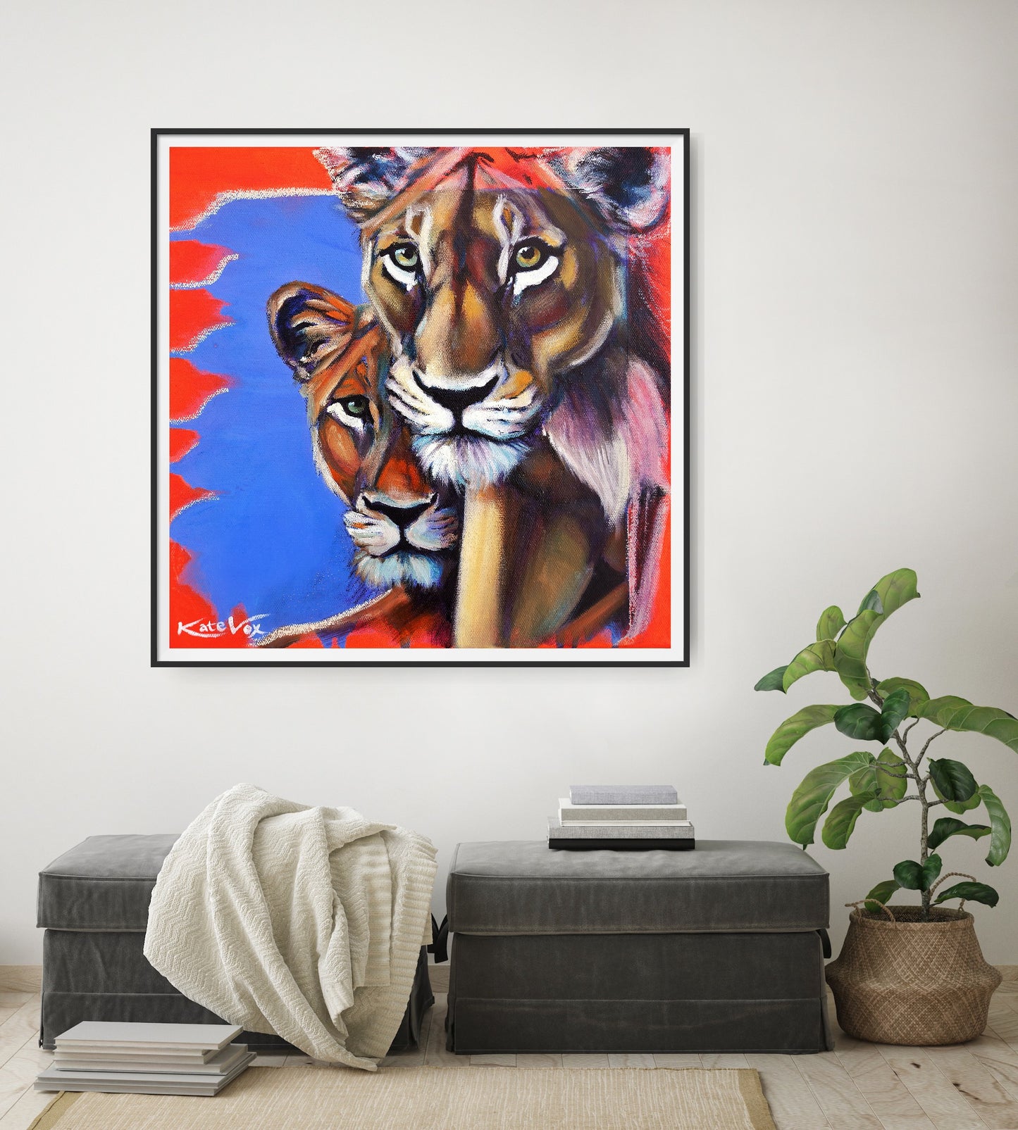 'Being Bold'(Big Cat Reality Box Series) Fine Art Print