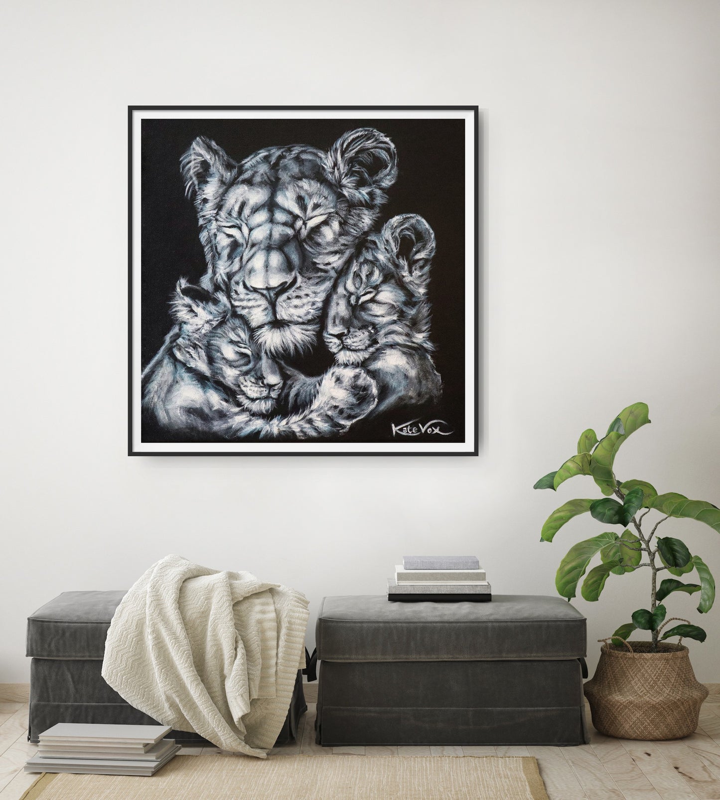 'Mother' (Lion Love Series)             Fine Art Print