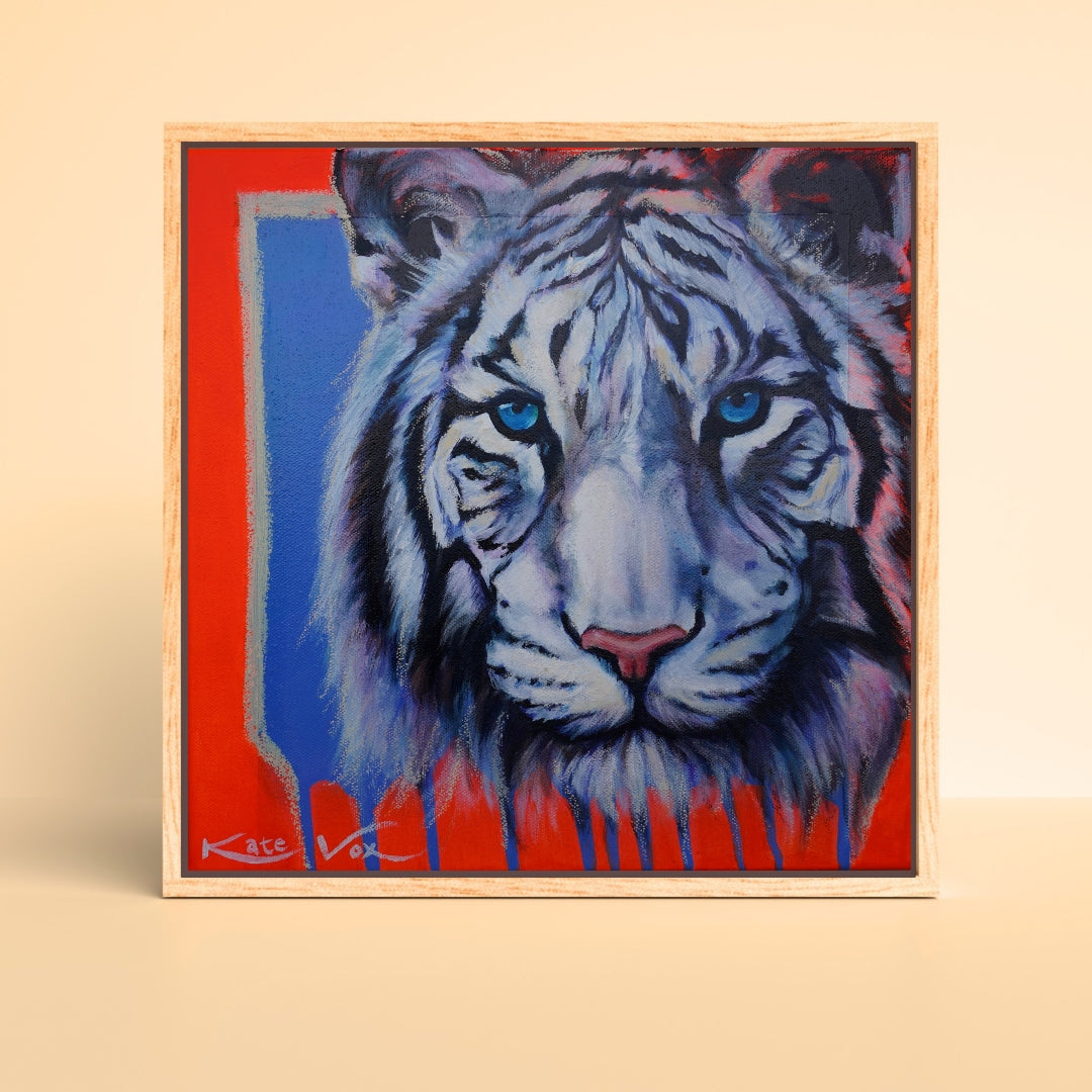 'Know Your Worth' (Big Cat Reality Box Series) Original Artwork