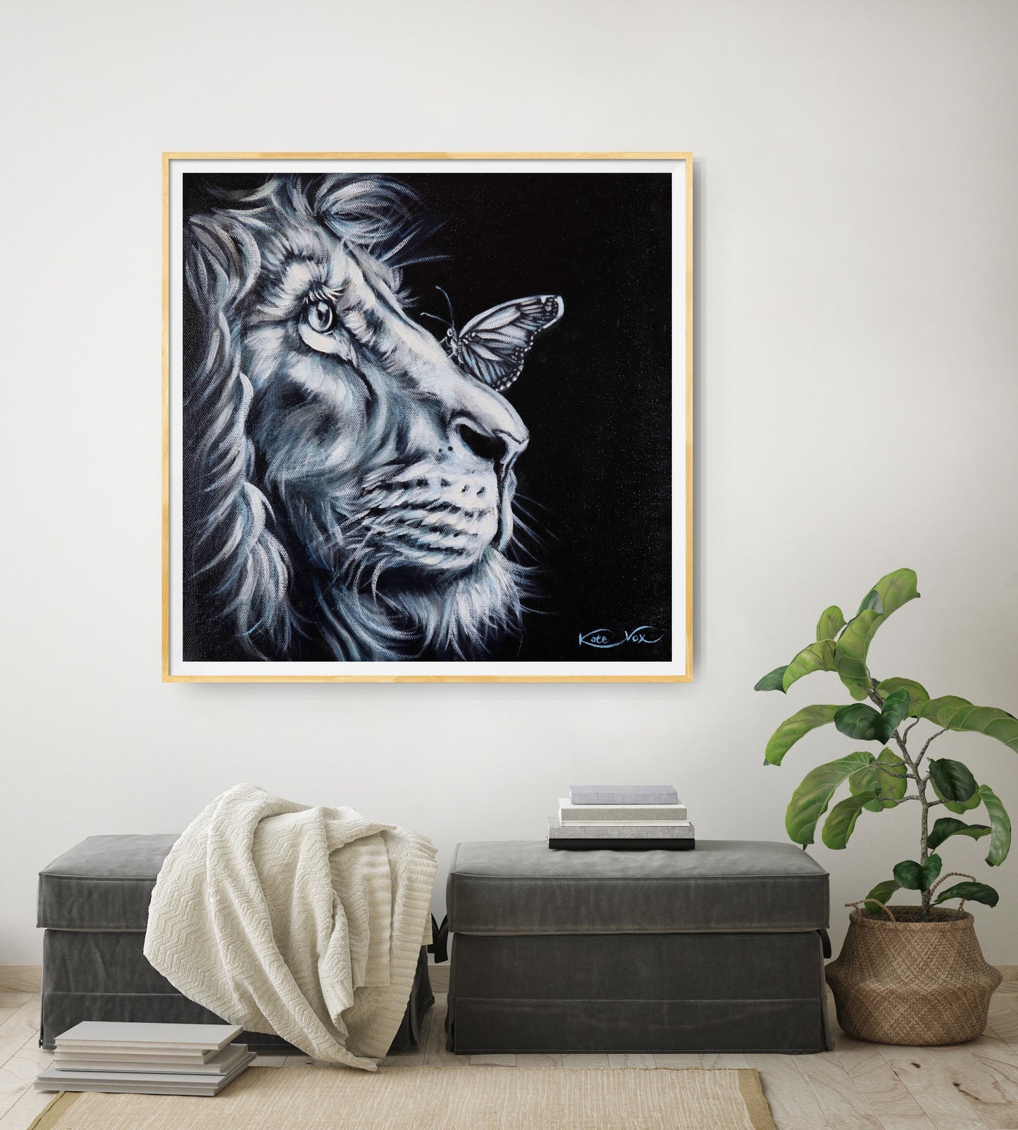 'We Are One' (Lion Love Series)    Fine Art Print
