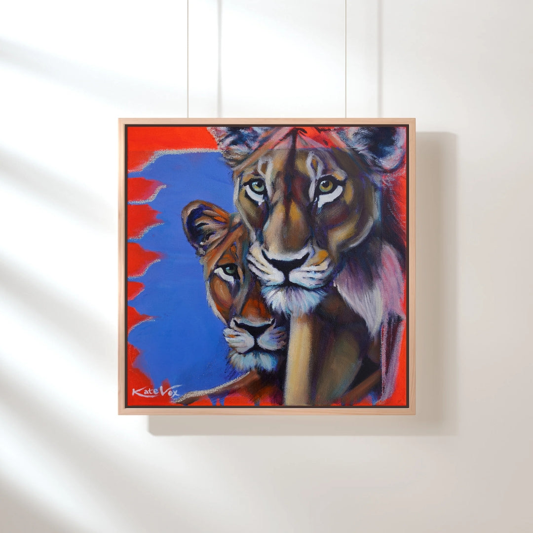 'Being Bold' (Big Cat Reality Box Series) Original Artwork