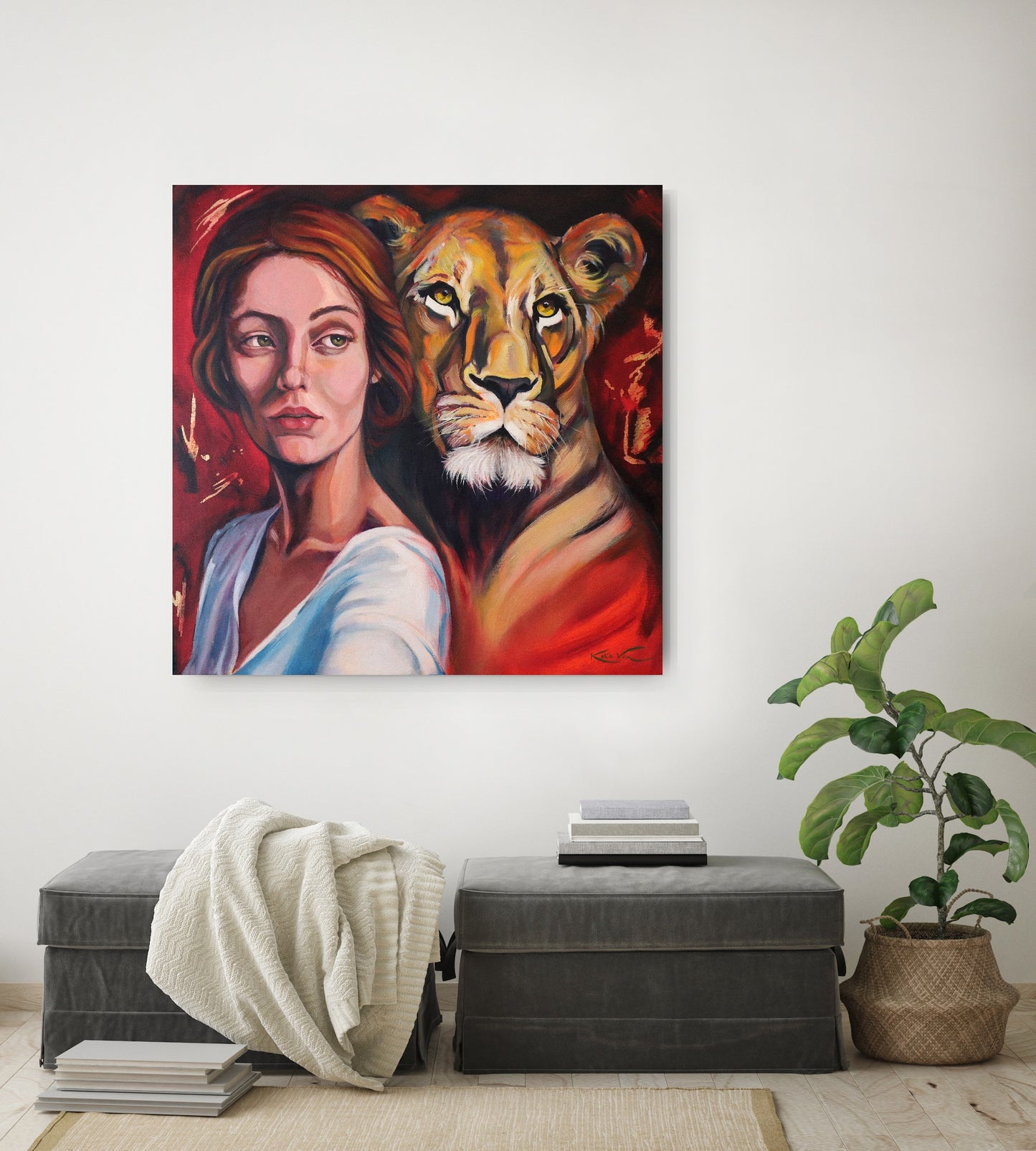 'No Wallflower' Original Artwork