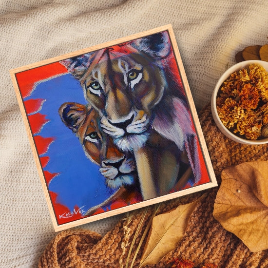 'Being Bold' (Big Cat Reality Box Series) Original Artwork