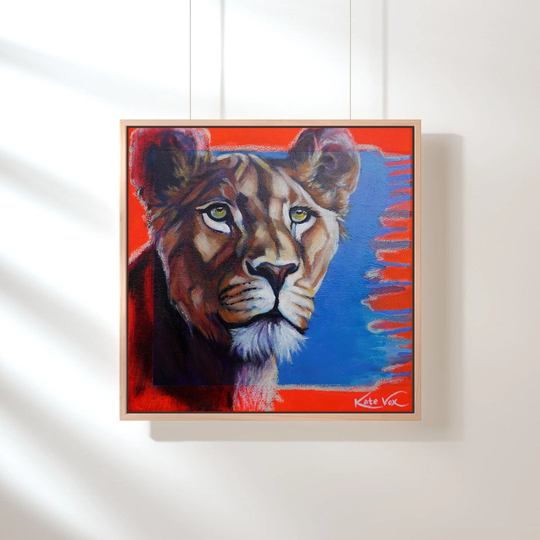 'Becoming Love' (Big Cat Reality Box Series) Original Artwork