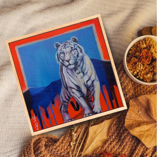 'When Dreams Become' (Big Cat Reality Box Series) Canvas Print