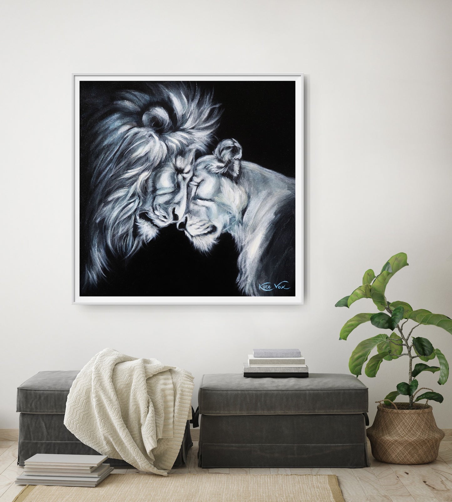 'Together' (Lion Love Series)          Fine Art Print