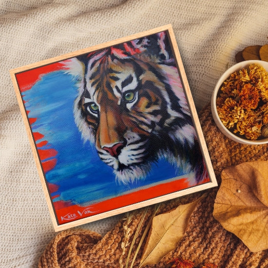'Know What You Want' (Big Cat Reality Box Series) Original Artwork