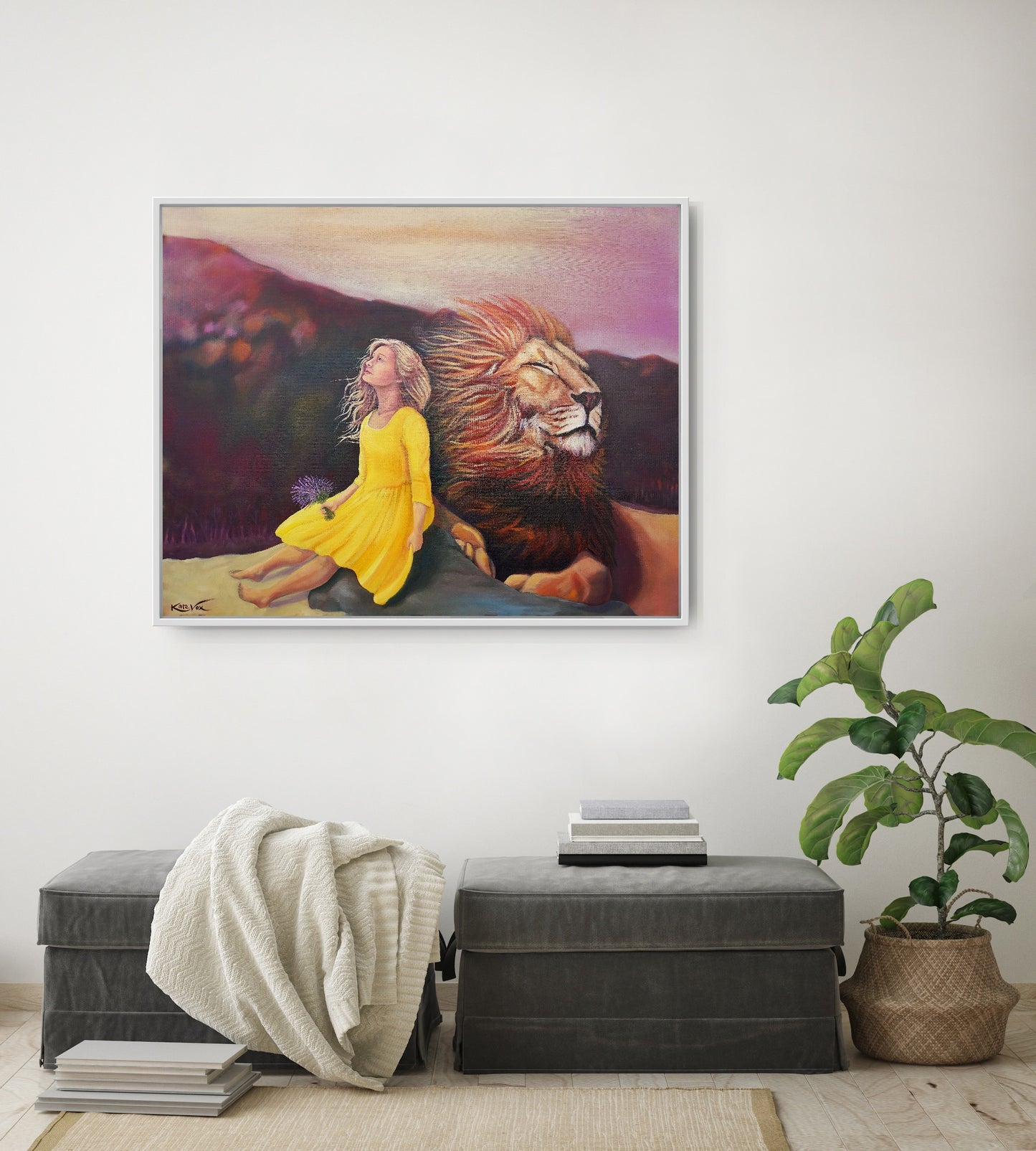 'Collecting Joy' Canvas Print