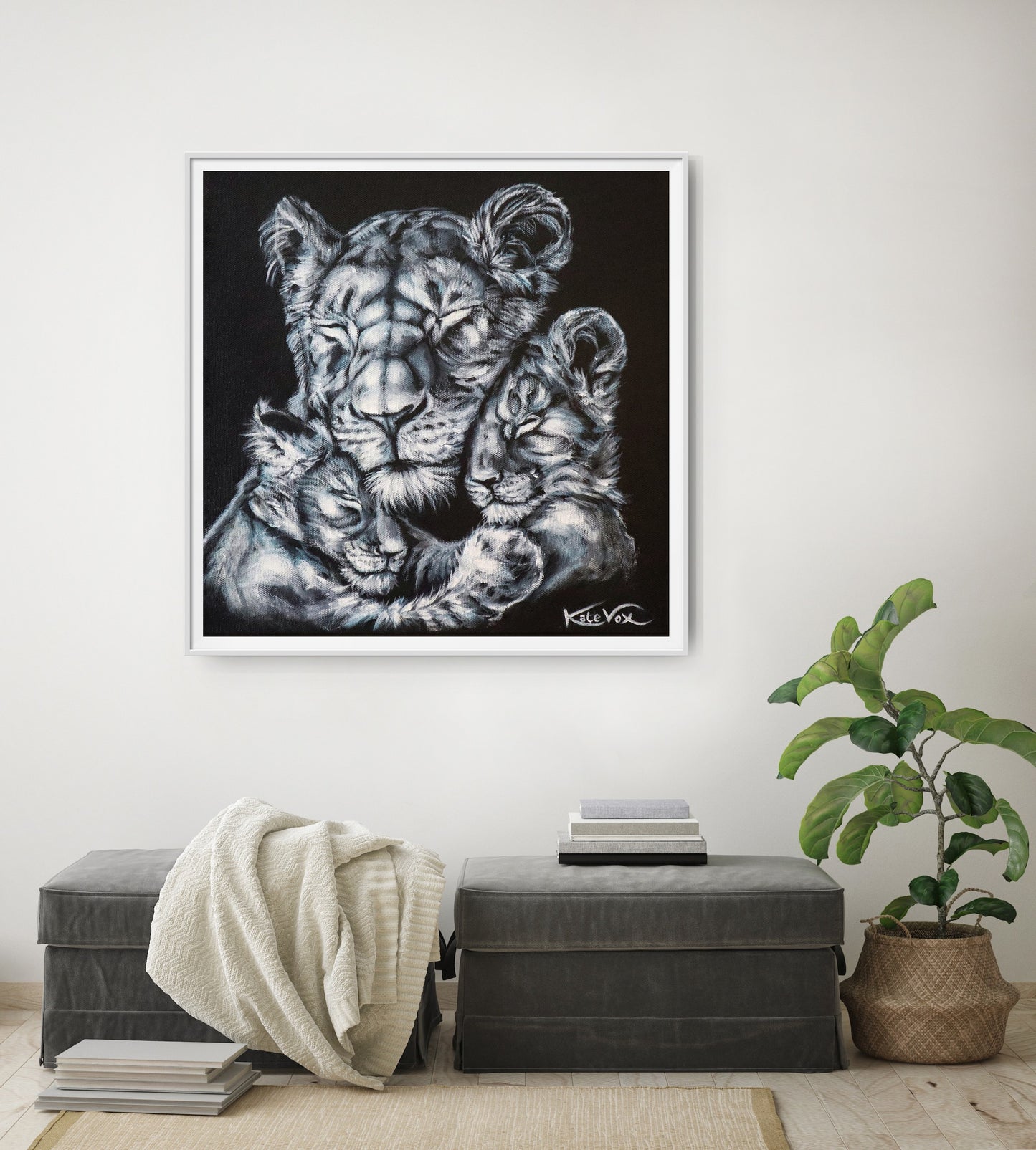 'Mother' (Lion Love Series)             Fine Art Print